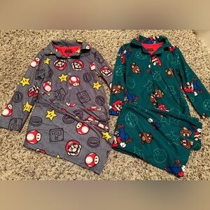 Nintendo Kids Pajama Set - Gray and Teal